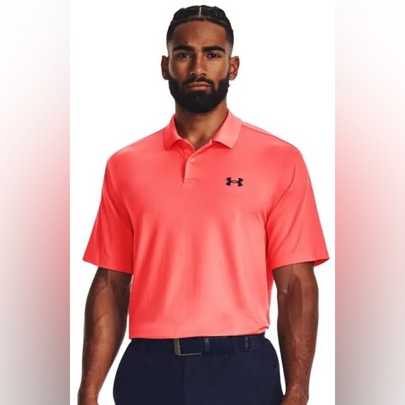 Salmon Polo by Under Armour - Picture 1 of 6